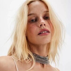 Free People Dancefloor Chainmail Choker NWT